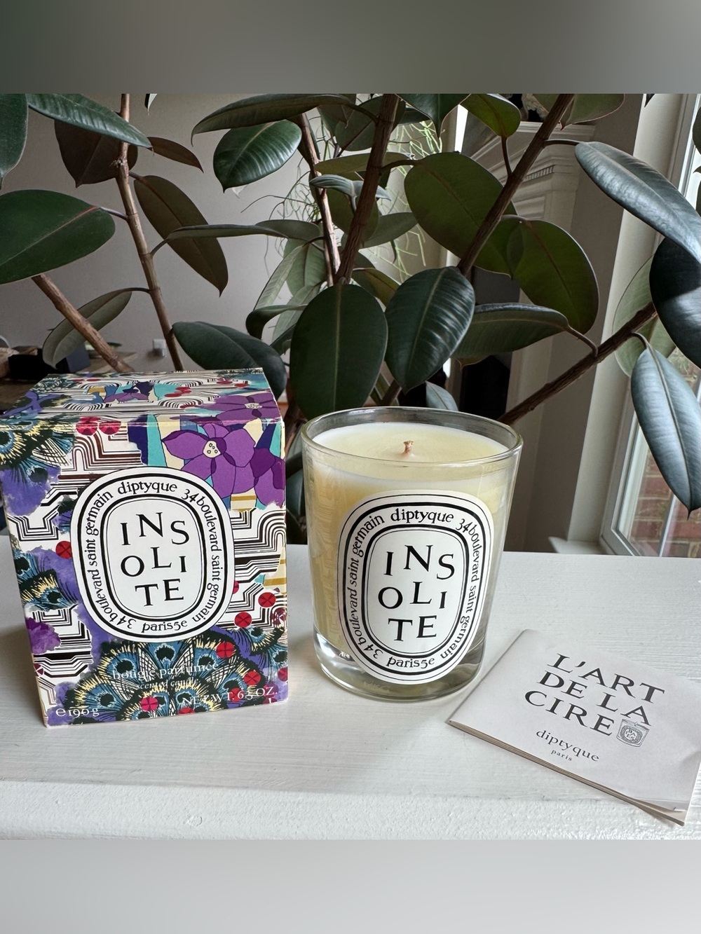 Diptyque x Liberty Limited Edition Insolite Candle 190g / 6.7 fl oz NEW OPEN BOX